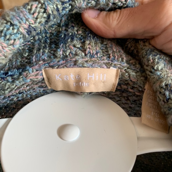 Kate Hill petite wool blend shawl collar‎ cardigan. Worn a couple of times - Picture 2 of 5